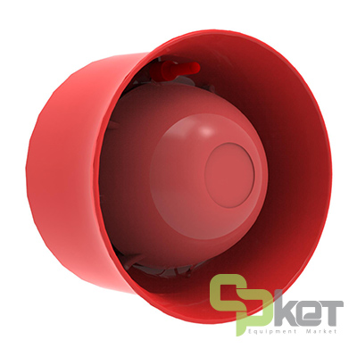 آژیر اعلام حریق آدرس پذیر هوچیکی با پایه ایزولیتور مدل CHQ-WS2-WPK-SCI