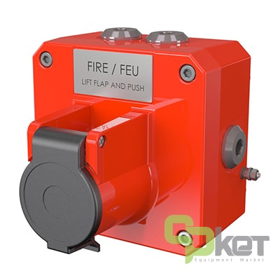 شستی اعلام حریق ضد انفجار E2S سری GNExCP7-PT مدل GNExCP7PTDPLAS1A1RN-pic