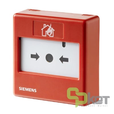 شستی اعلام حریق آدرس پذیر زیمنس Sinteso Cerberus PRO مدل FDM231-RP-pic