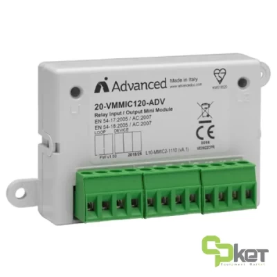 ماژول ورودی و خروجی آدرس پذیر ادونس سری Axis EN مدل 20-VMMIC120-ADV