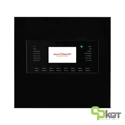 کنترل پنل اعلام حریق آدرس پذیر 1 لوپ یوروتک مدل Toccare Mini