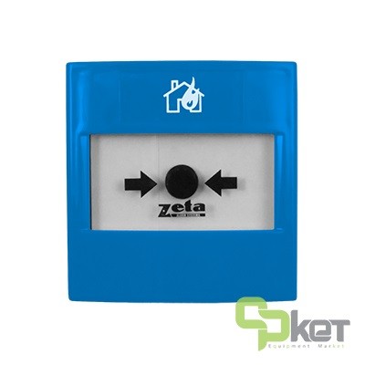 شستی اعلام حریق متعارفی زتا مدل ZT-CP4/WP/B