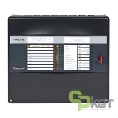 کنترل پنل اعلام حریق متعارفی 4 زون نوتیفایر سری NFS2-8 مدل 002-490-149