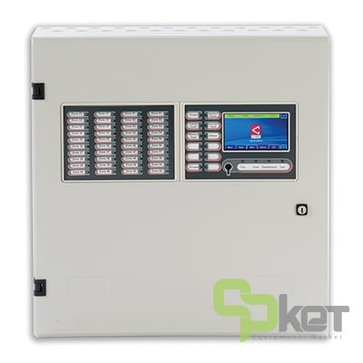 کنترل پنل اعلام حریق آدرس پذیر 4 لوپ سی تک سری ZFP مدل ZFP4/40/X دارای نمایشگر 40 زون