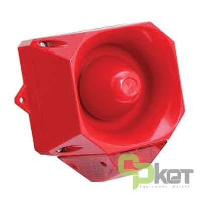 آژیر و فلاشر اعلام حریق متعارفی فولئون AS/M/SB/9-60V/R/RL مدل Asserta Midi